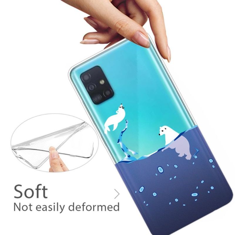 Cover Samsung Galaxy A51 Sæl Og Isbjørn