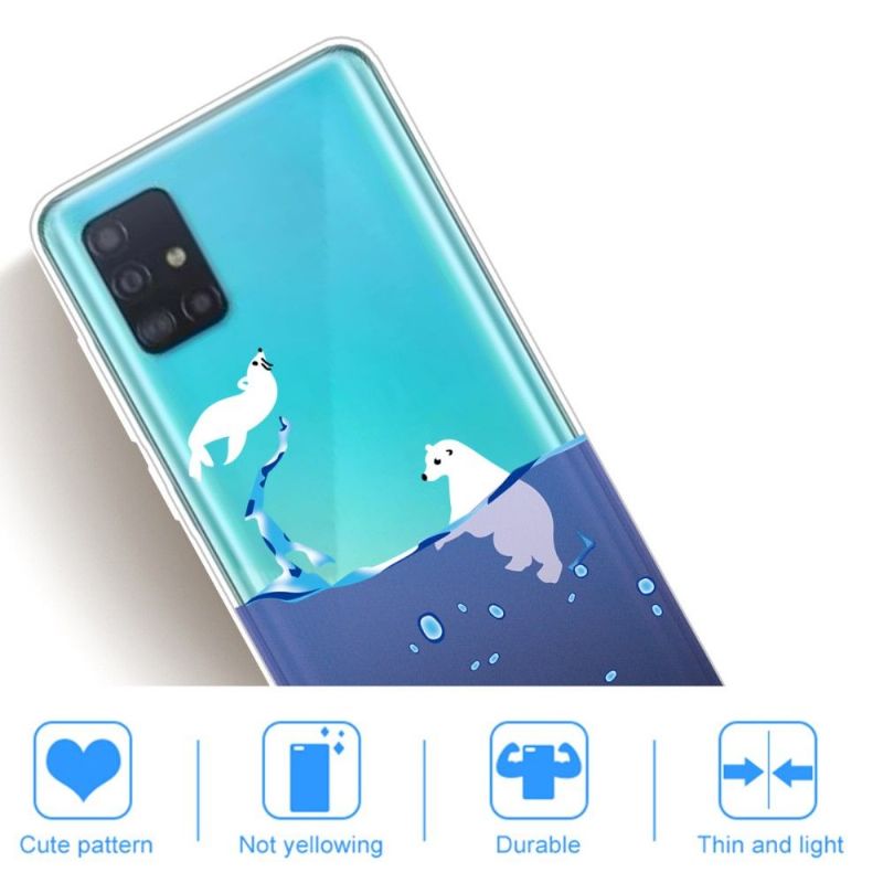 Cover Samsung Galaxy A51 Sæl Og Isbjørn