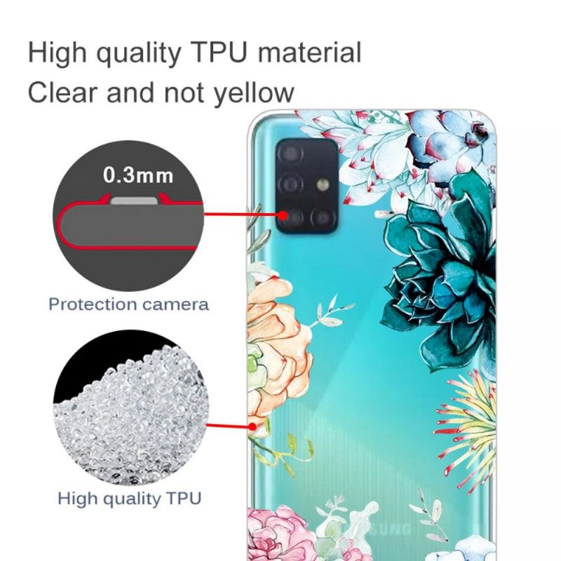 Cover Samsung Galaxy A51 Variety Af Blomster