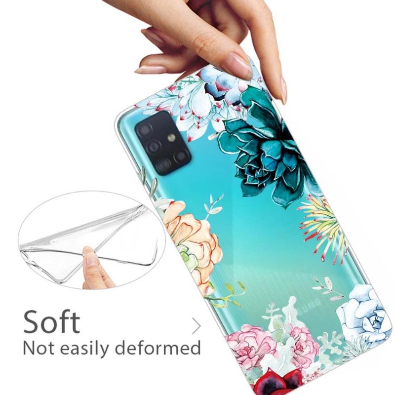 Cover Samsung Galaxy A51 Variety Af Blomster