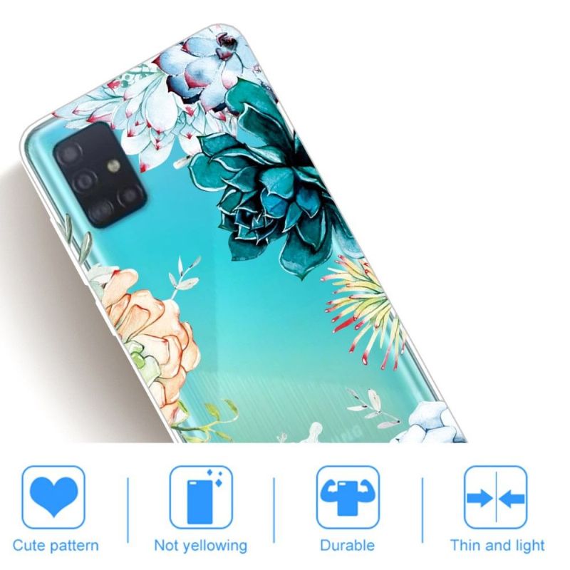 Cover Samsung Galaxy A51 Variety Af Blomster