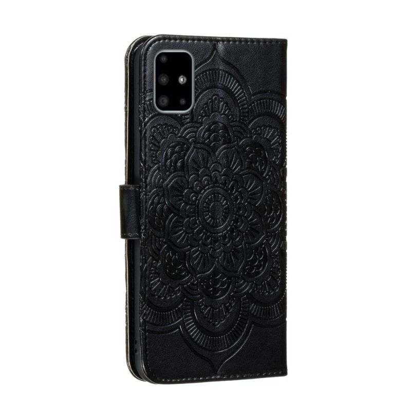 Flip Cover Samsung Galaxy A51 Anti-fald Mandala Læder Effekt