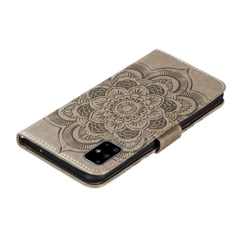 Flip Cover Samsung Galaxy A51 Anti-fald Mandala Læder Effekt