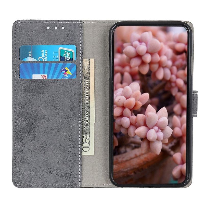 Læder Cover Samsung Galaxy A51 Cyrius Kunstlæder Vintage