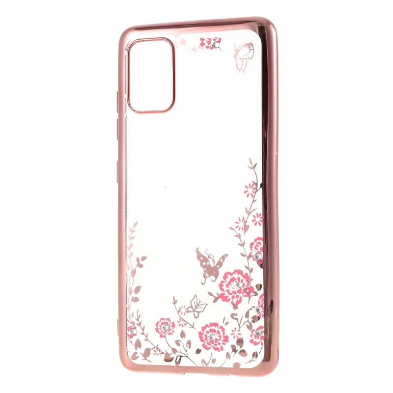 Mobilcover Samsung Galaxy A51 Original Gennemsigtig Blomsterfjeder