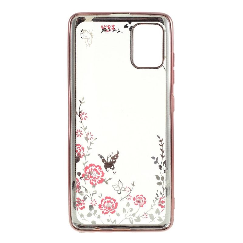 Mobilcover Samsung Galaxy A51 Original Gennemsigtig Blomsterfjeder