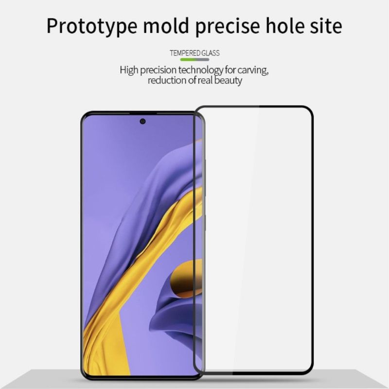 Samsung Galaxy A51 - Fuld Størrelse Hærdet Glas Skærmbeskytter