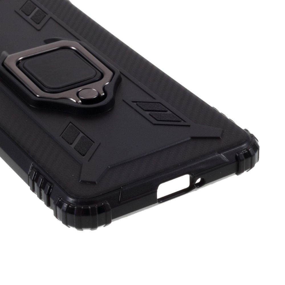 Cover Sony Xperia 10 II Carbonlook Med Støttering