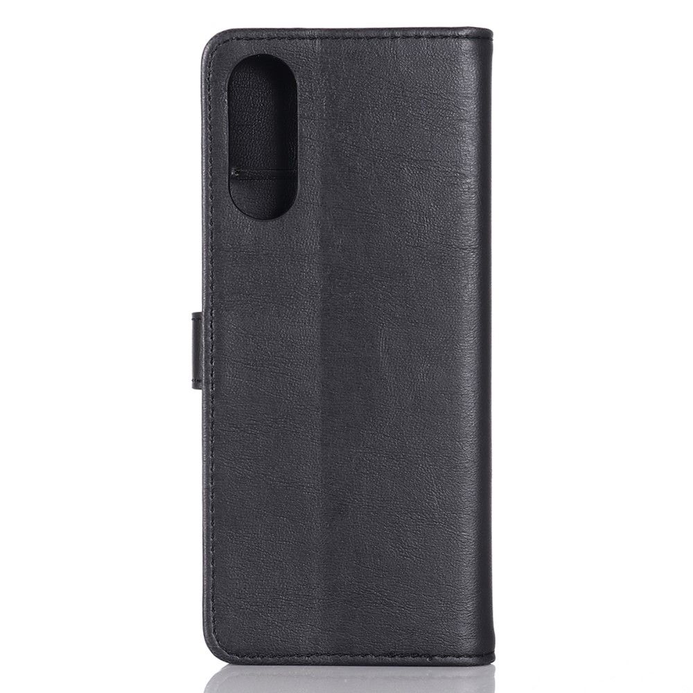 Etui Sony Xperia 10 II Anti-fald Flip Cover Retro Lædereffekt