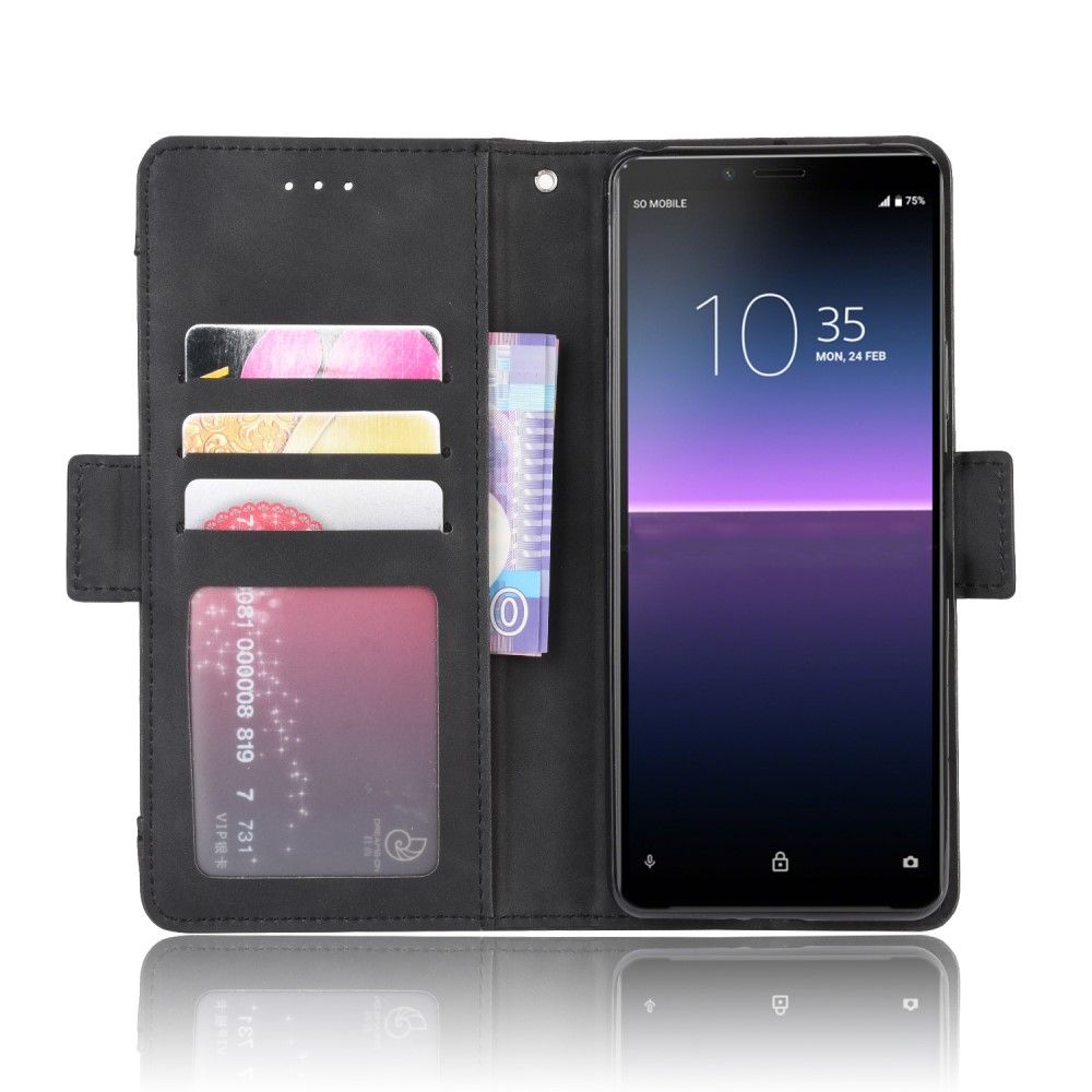 Flip Cover Sony Xperia 10 II Premium Med Kortholder