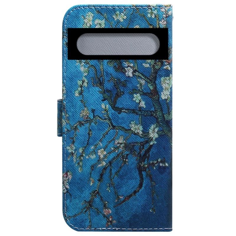 Flip Cover Google Pixel 7 Pro Blomstrende Grene