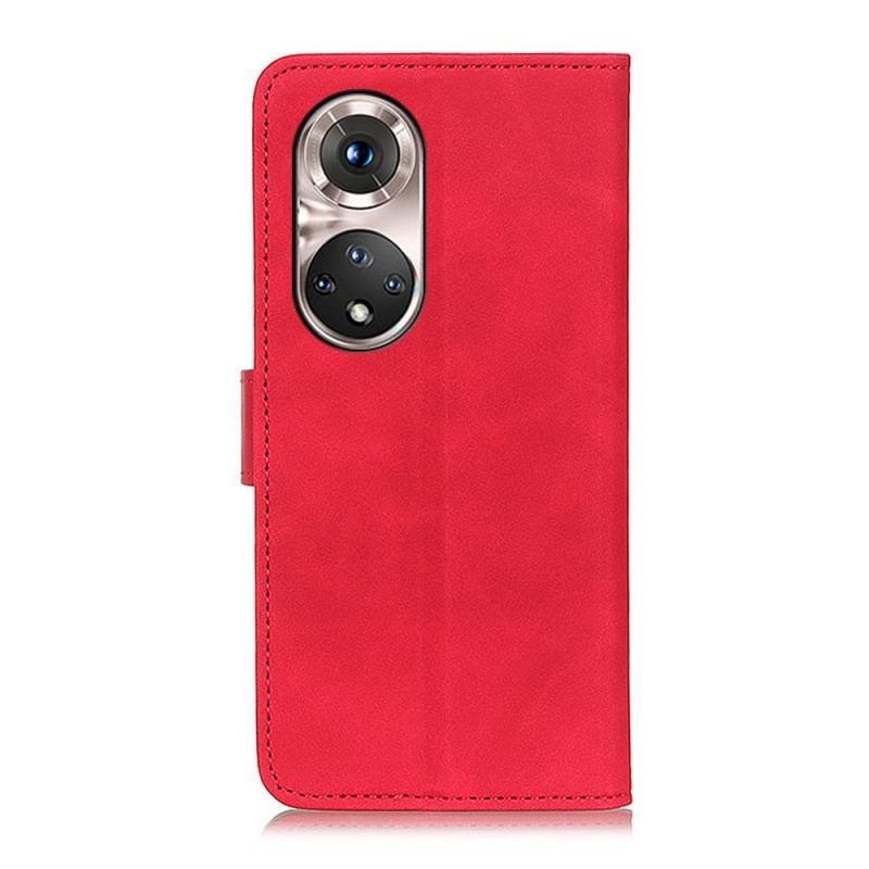 Flip Cover Honor 50 Pro Pro Vintage Lædereffekt Khazneh