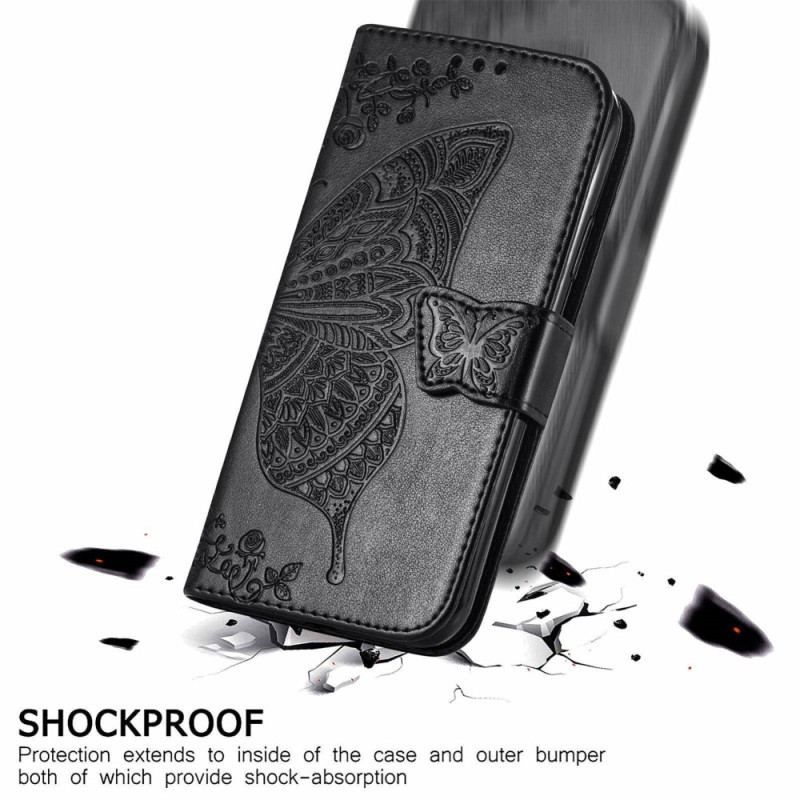 Flip Cover Honor 70 Barok Sommerfugl