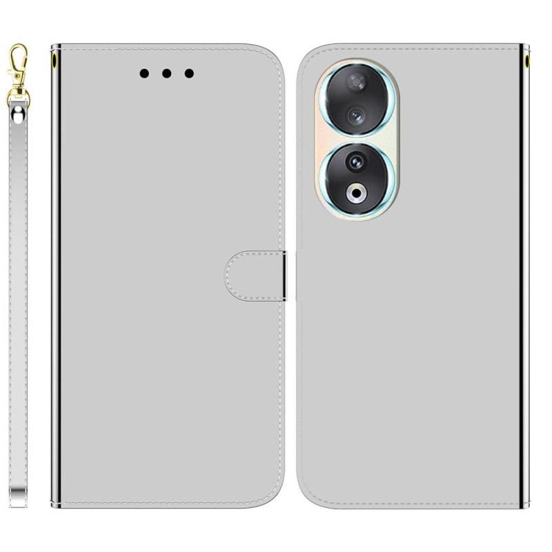 Flip Cover Honor 90 Spejl Og Snor