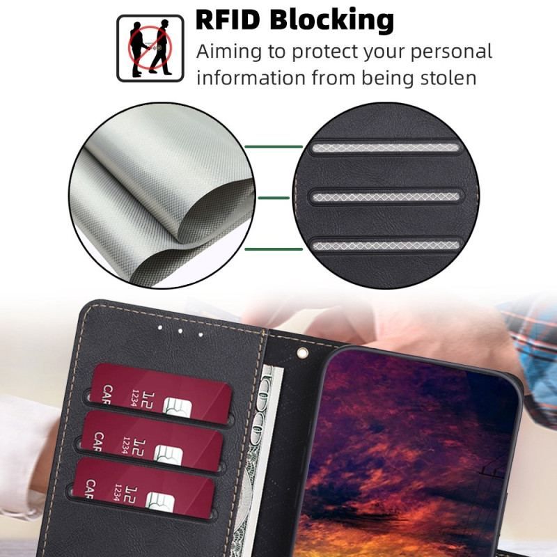 Flip Cover Honor Magic 5 Lite Klassisk Rfid