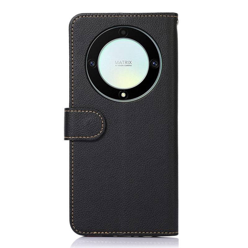 Flip Cover Honor Magic 5 Lite Lychee Style Rfid Khazneh