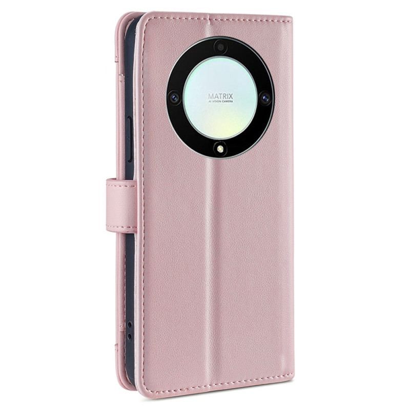 Flip Cover Honor Magic 5 Lite Punge Etui Pung Med Snor Og Skulderrem