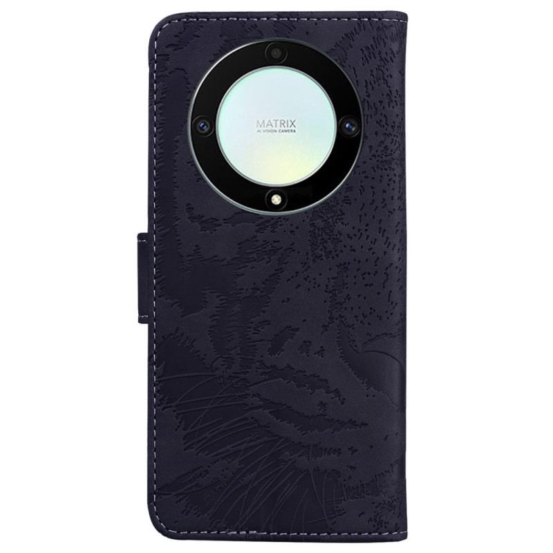 Flip Cover Honor Magic 5 Lite Tiger Fodaftryk