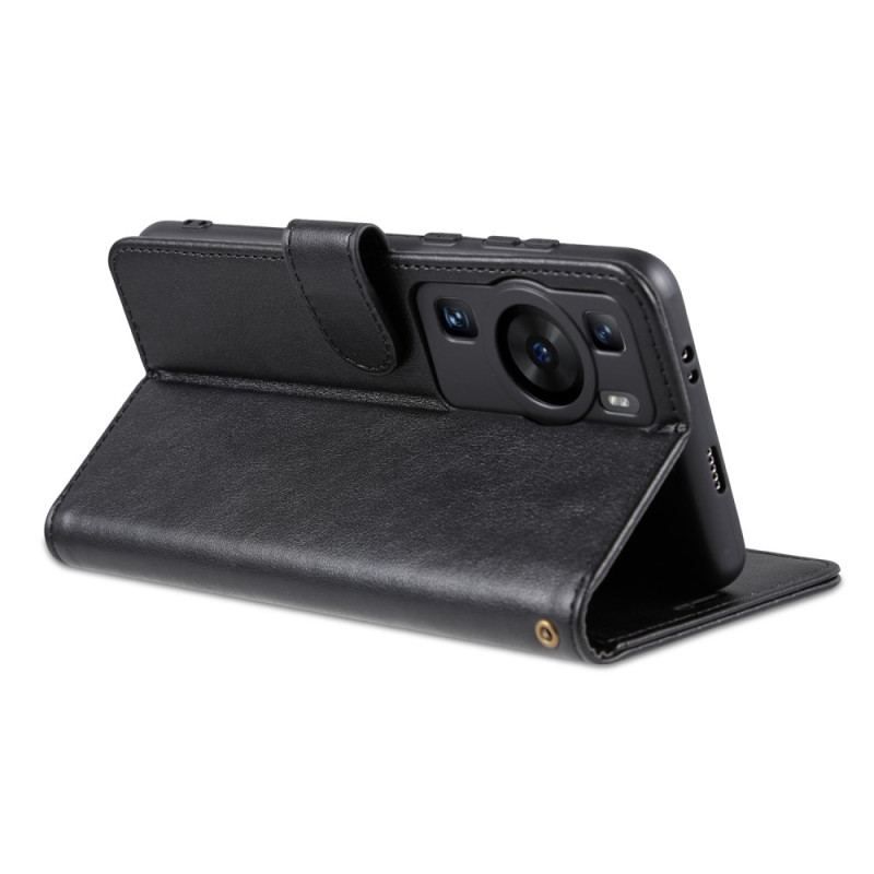 Flip Cover Huawei P60 Pro Azns Lædereffekt