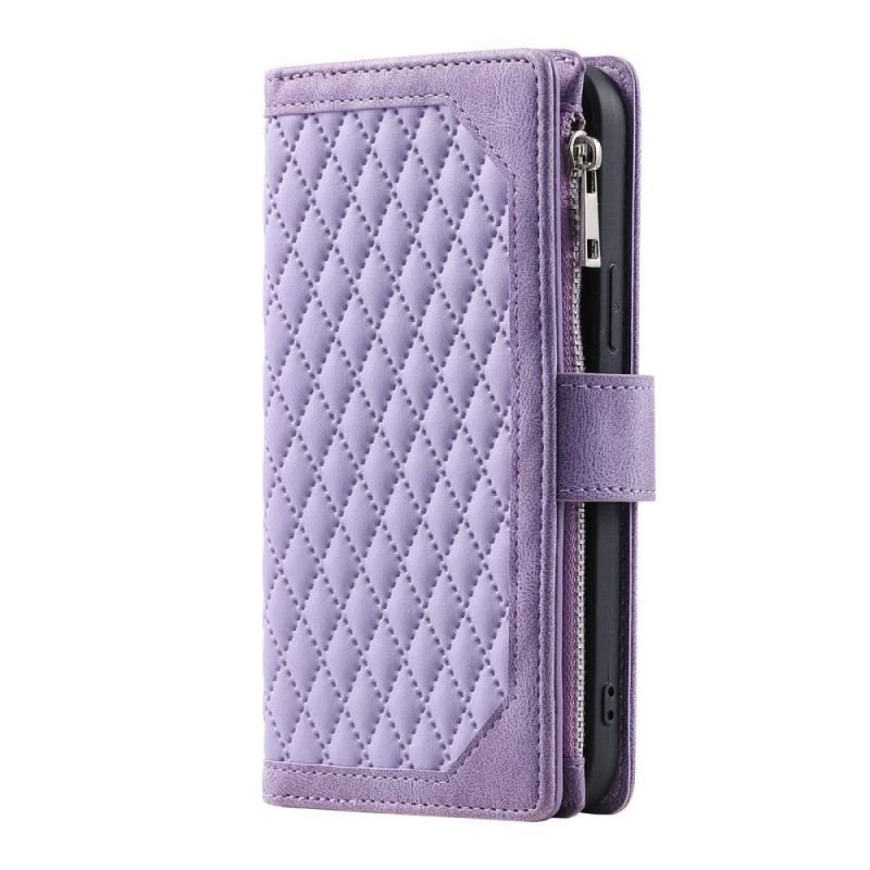 Flip Cover iPhone 14 Plus Quiltet Stil