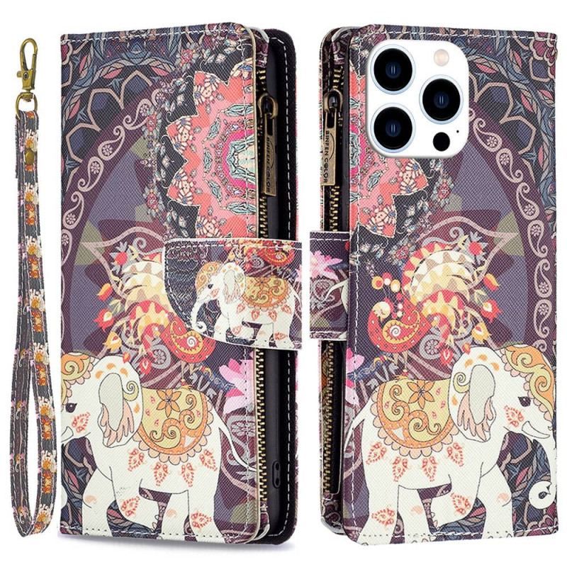 Flip Cover iPhone 14 Pro Punge Etui Elefant Pung