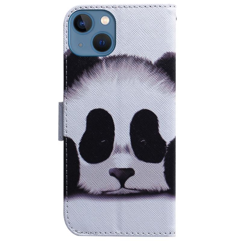 Flip Cover iPhone 15 Panda