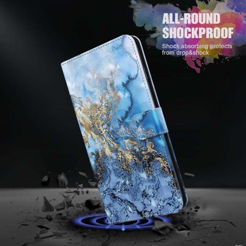 Flip Cover iPhone 15 Plus Med Snor 3d Design Med Rem