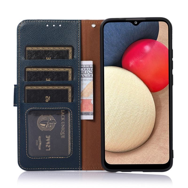 Flip Cover Moto E40 / E30 / E20 Lychee Style Rfid Khazneh