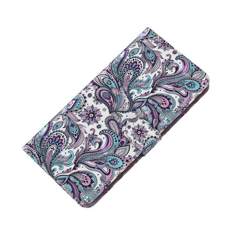 Flip Cover Moto E40 / E30 / E20 Paisley