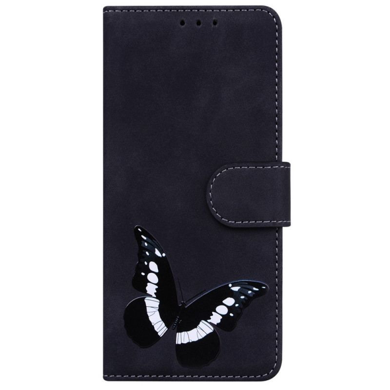 Flip Cover Moto G200 5G Skin-touch Butterfly