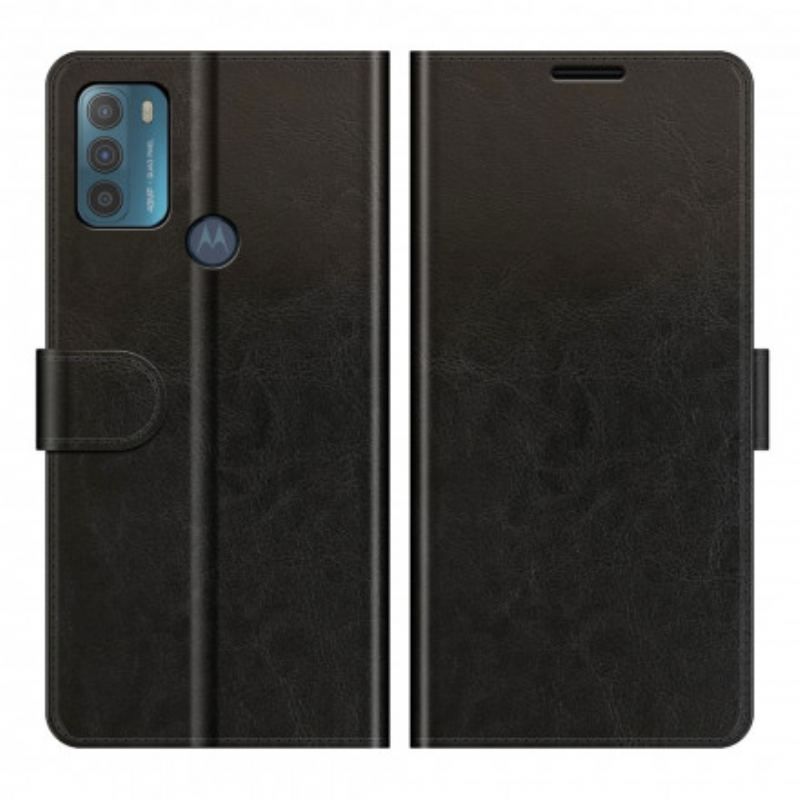 Flip Cover Moto G50 Designer Lædereffekt