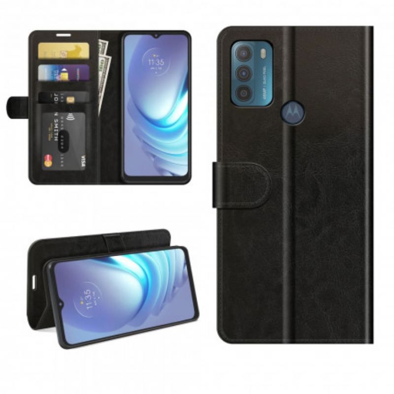 Flip Cover Moto G50 Designer Lædereffekt