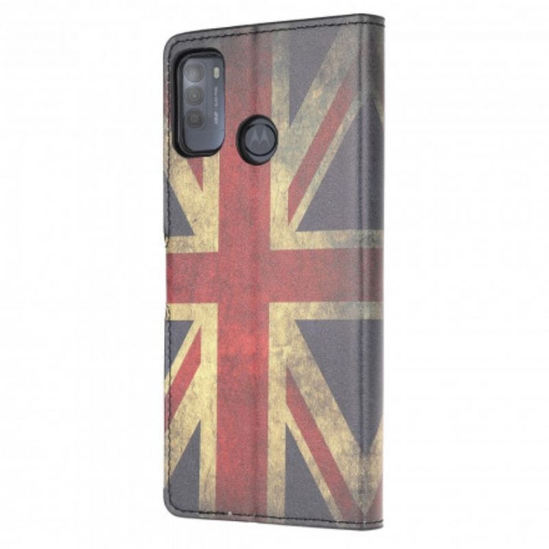 Flip Cover Moto G50 England Flag