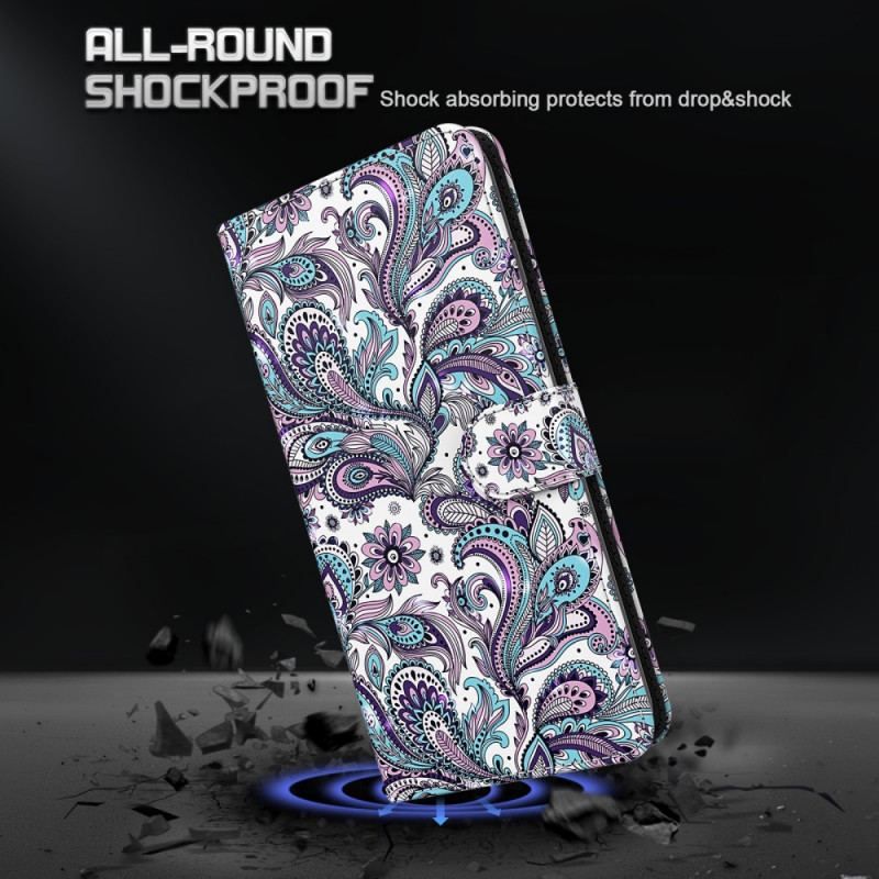 Flip Cover Moto G71 5G Paisley