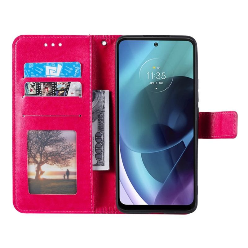 Flip Cover Moto G71 5G Sol Mandala