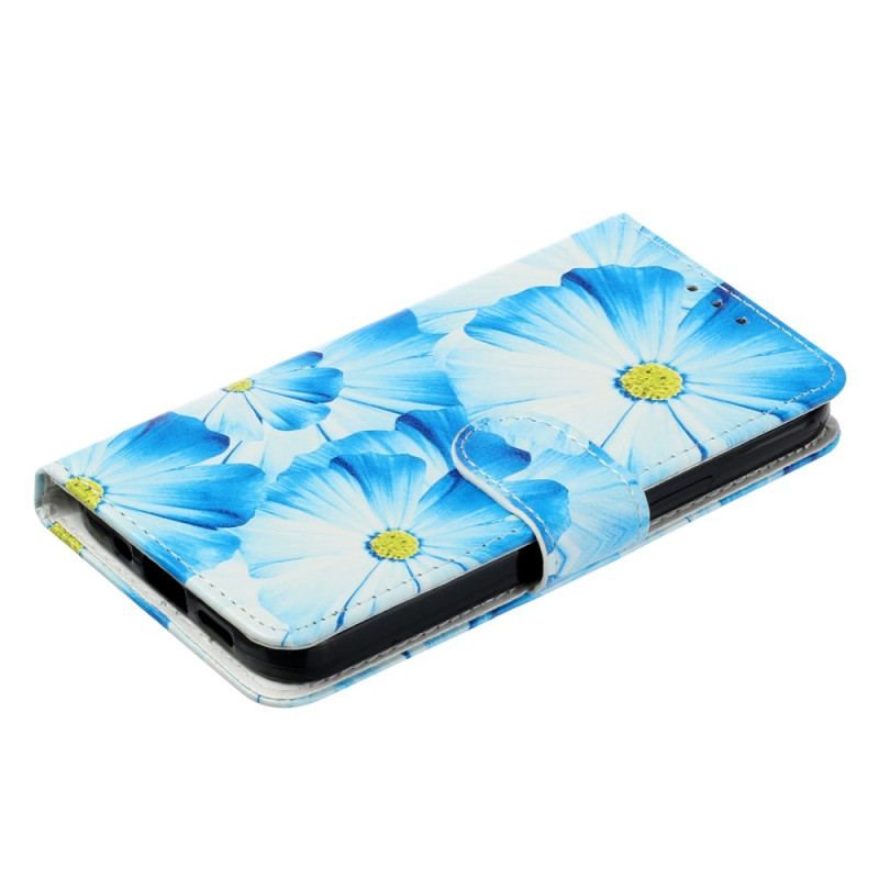 Flip Cover Moto G73 5G Intense Blomster