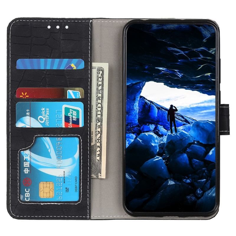 Flip Cover Moto G73 5G Krokodille