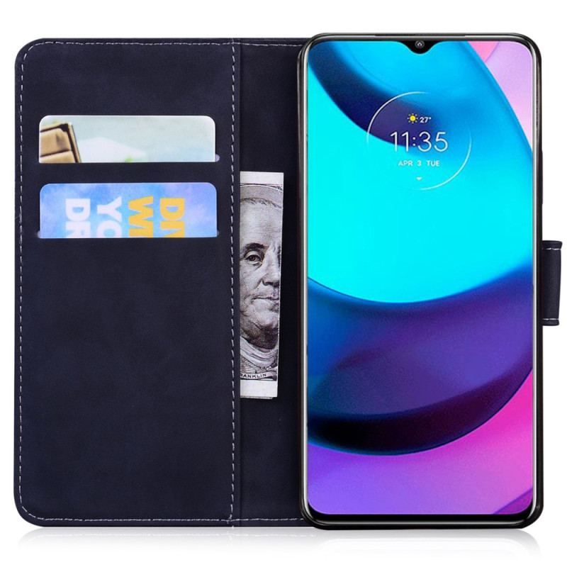 Flip Cover Moto G73 5G Sommerfugle Design