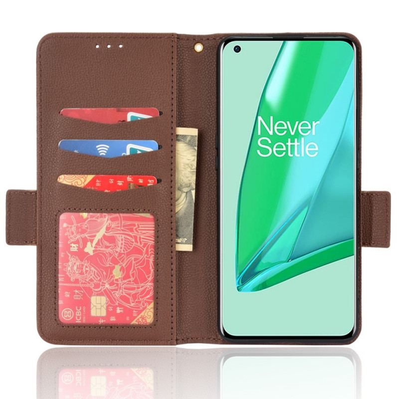 Flip Cover OnePlus 10 Pro 5G Læder Cover Flap Dobbelt Litchi Nye Farver