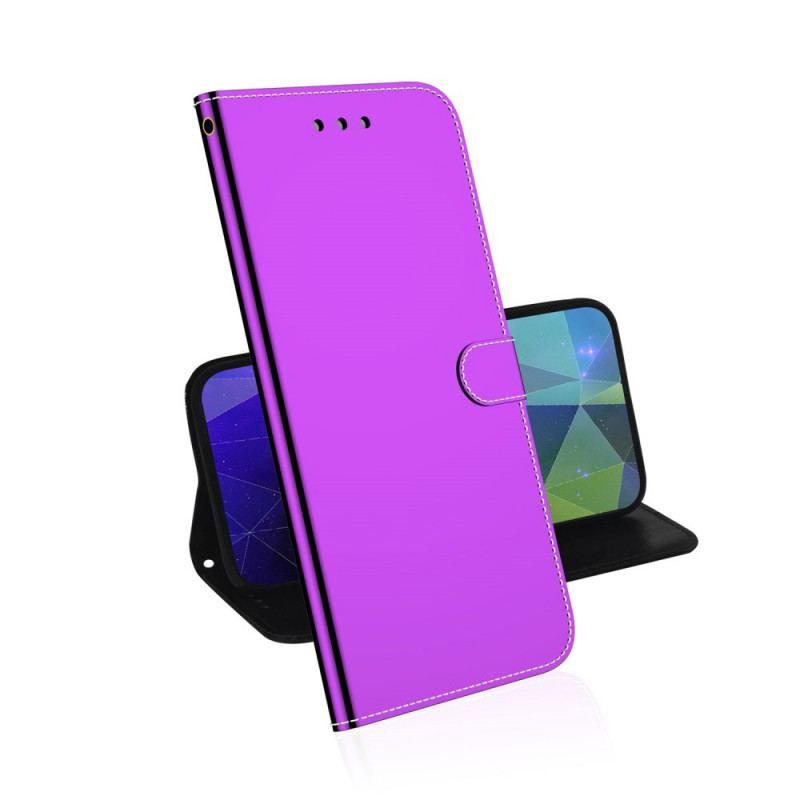Flip Cover OnePlus 10 Pro 5G Spejlcover I Imiteret Læder