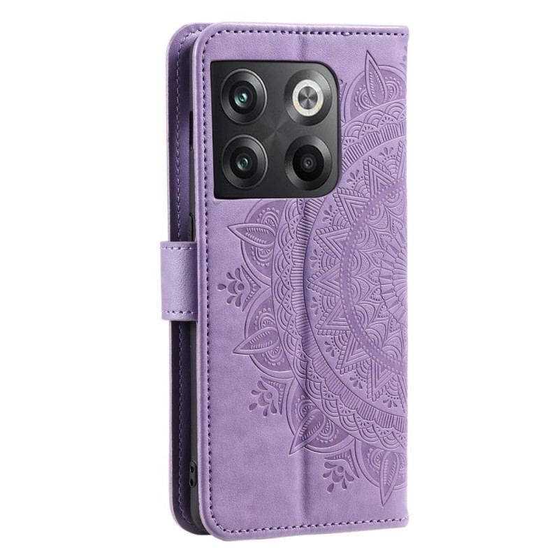 Flip Cover OnePlus 10T 5G Med Snor Strappy Sun Mandala