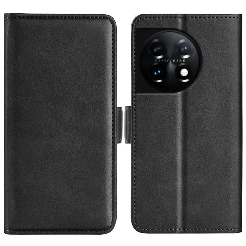 Flip Cover OnePlus 11 5G Læder Cover Dobbelt Klap