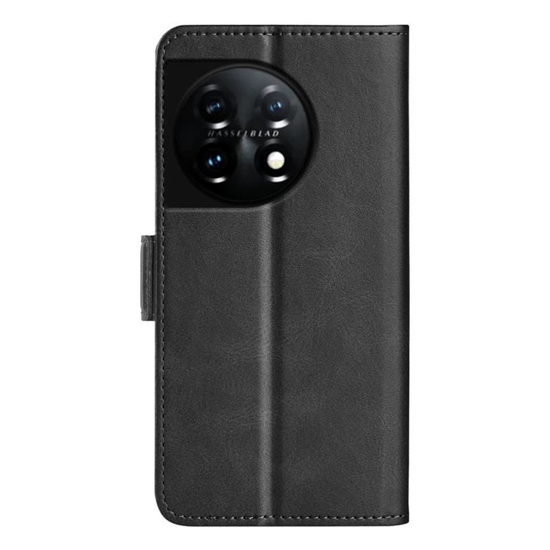 Flip Cover OnePlus 11 5G Læder Cover Dobbelt Klap