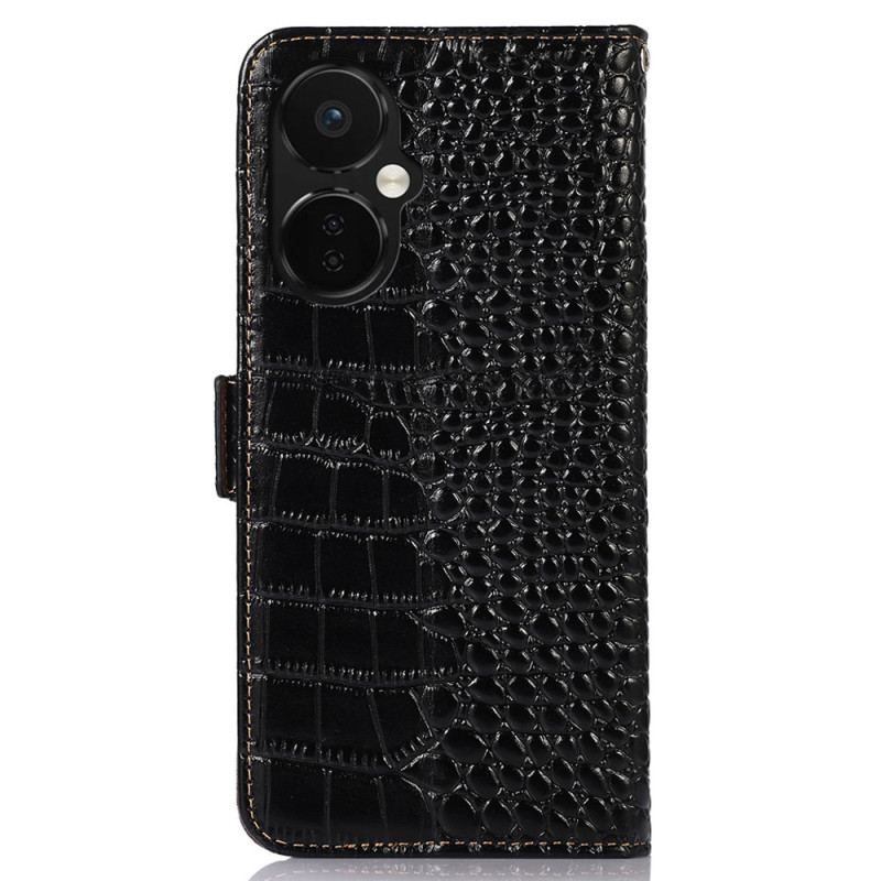 Flip Cover OnePlus Nord CE 3 Lite 5G Crocodile Style Rfid