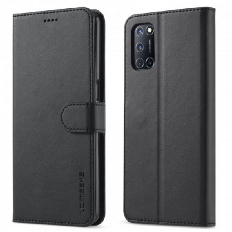 Flip Cover Oppo A54 5G / A74 5G Lc.imeeke Lædereffekt