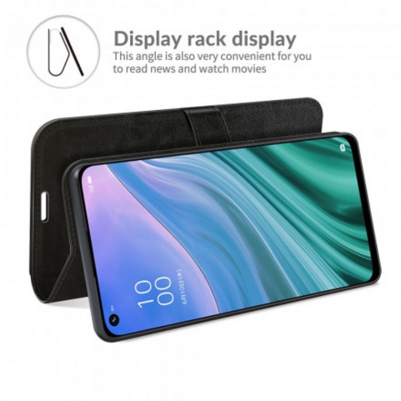 Flip Cover Oppo A54 5G / A74 5G Ultra Imiteret Læder