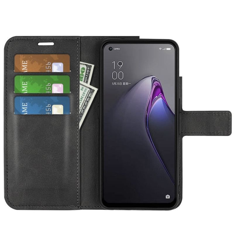 Flip Cover Oppo Reno 8 Årgang