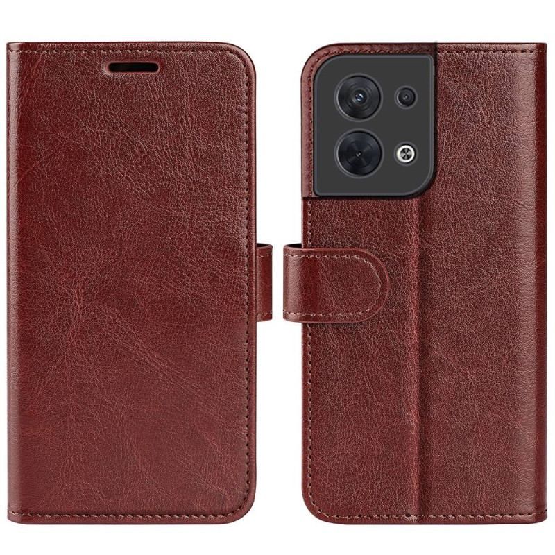 Flip Cover Oppo Reno 8 Klassisk Retro