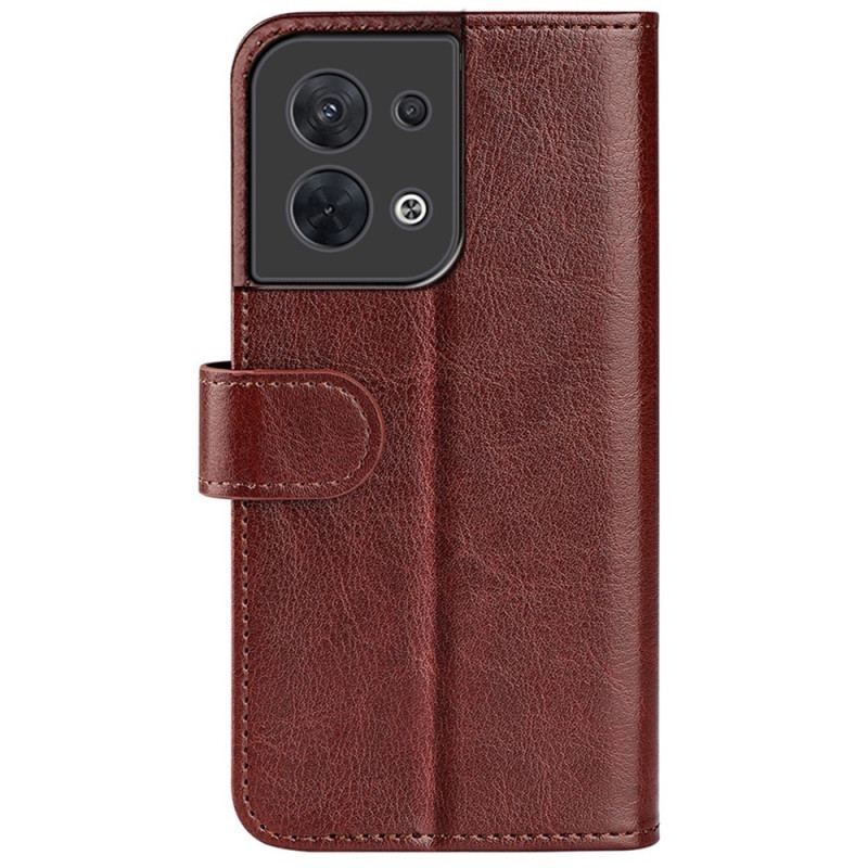 Flip Cover Oppo Reno 8 Klassisk Retro