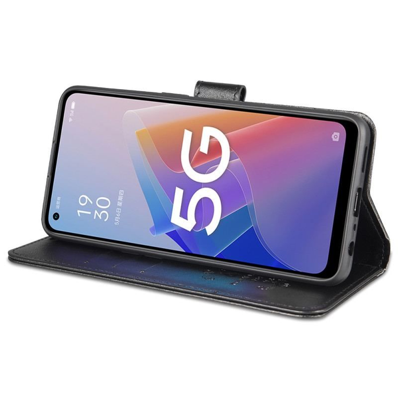 Flip Cover Oppo Reno 8 Lite Azns Læderstyling